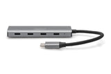 EAN 4016032485773 - Digitus DA-70246 hub de interfaz USB 3.2 Gen 1 (3.1 Gen 1) Type-C 5000 Mbit/s Gris imagen 4
