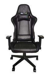 Silla Gaming Keepout Xspro-Racing Rgb Black Reposabrazos 2d/ Iluminacion Rgb Con Mando A Distancia/ Ruedas De Nylon/ Cojin Lumbar Y Cervical