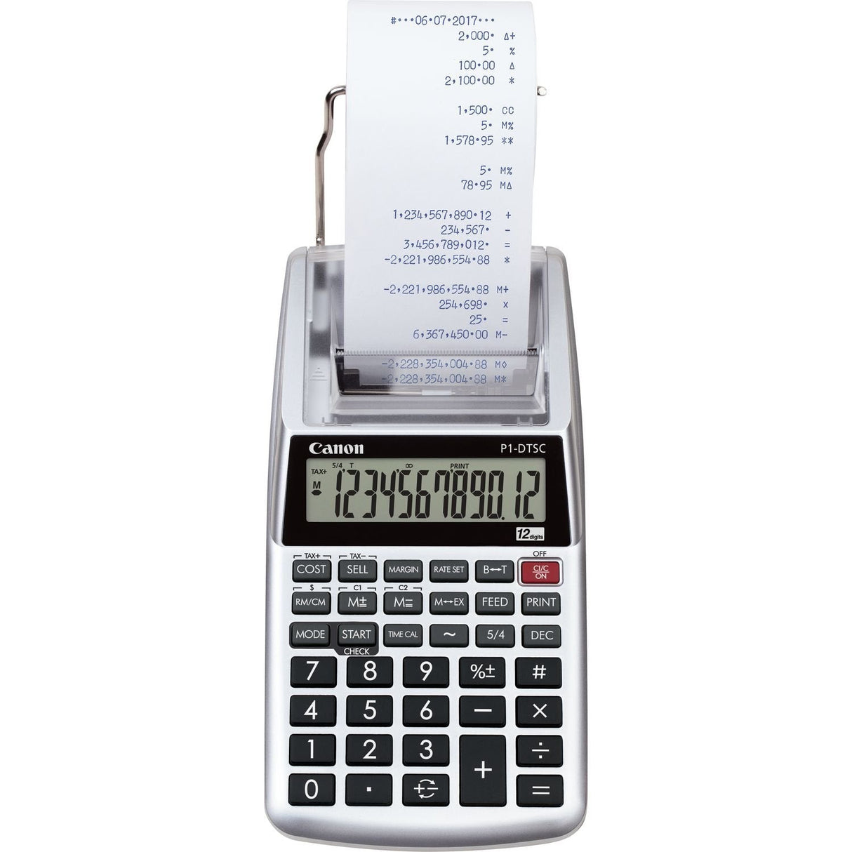 Calculadora Canon Impresion Portátil P1 Dtsc Ii Hwb 12 Digitos