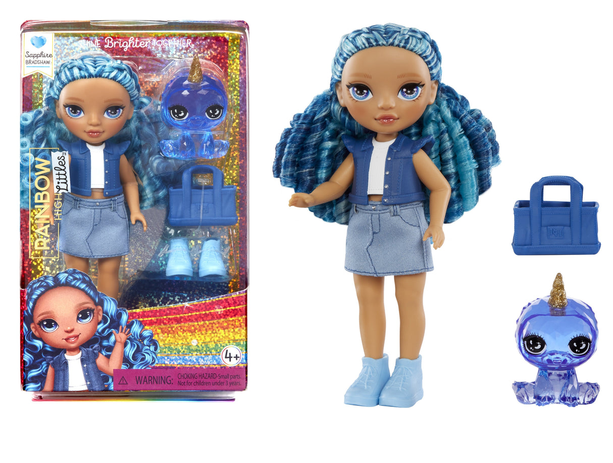 Muñeca Mga Entertainment Rainbow High Littles Zafiro Azul 531197-Euc