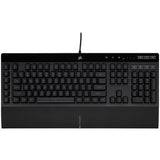 Teclado Alemán Corsair K55 Rgb Pro Usb Qwertz Negro