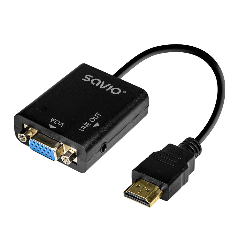 Hdmi-Vga Adapter Ak-76  With Audio, Savio