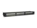 Equip Patchpanel 24x Rj45 Cat5e 19" Ftp 1he Negro