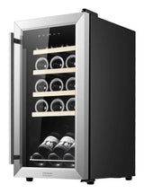 EAN 8435484001212 - Cecotec 00121 enfriador de vino Nevera de vino Independiente Acero inoxidable 15 botella(s) imagen 1