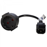 EAN 5901720134530 - Akyga AK-PC-10A cable de transmisión Negro 0,15 m CEE7/4 imagen 1