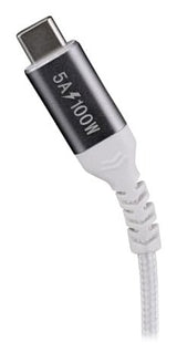 EAN 3303170118092 - T'nB TCUSBC100W cable USB USB 3.2 Gen 1 (3.1 Gen 1) 2 m USB C Aluminio, Blanco imagen 3