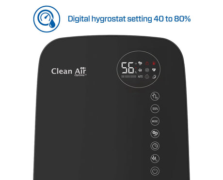 EAN 8718546312168 - Clean Air Optima CA-607B humidificador Ultrasónica 5,5 L Negro 25 W imagen 14