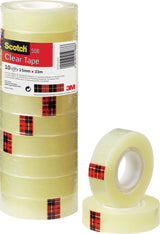 Scotch Pack De 10 Cintas Adhesivas 15mm X 33m - Transparente