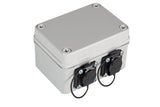 Nwsz Efb 53730.1v2 Ip67 Gehäuse Mit 2xrj45 Ports Cat.6a U.2xm16 Verschraubungen