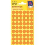 Avery Zweckform Klebepunkte Leuchtorange Ø 12,0 Mm, 270 Unidades