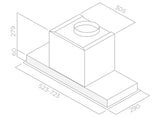 EAN 8020283036550 - Elica Hidden IX/A/90 Encastrada Acero inoxidable 475 m³/h imagen 3