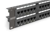 Digitus Patch Panel Cat6e 48port 2he , Negro, 19''