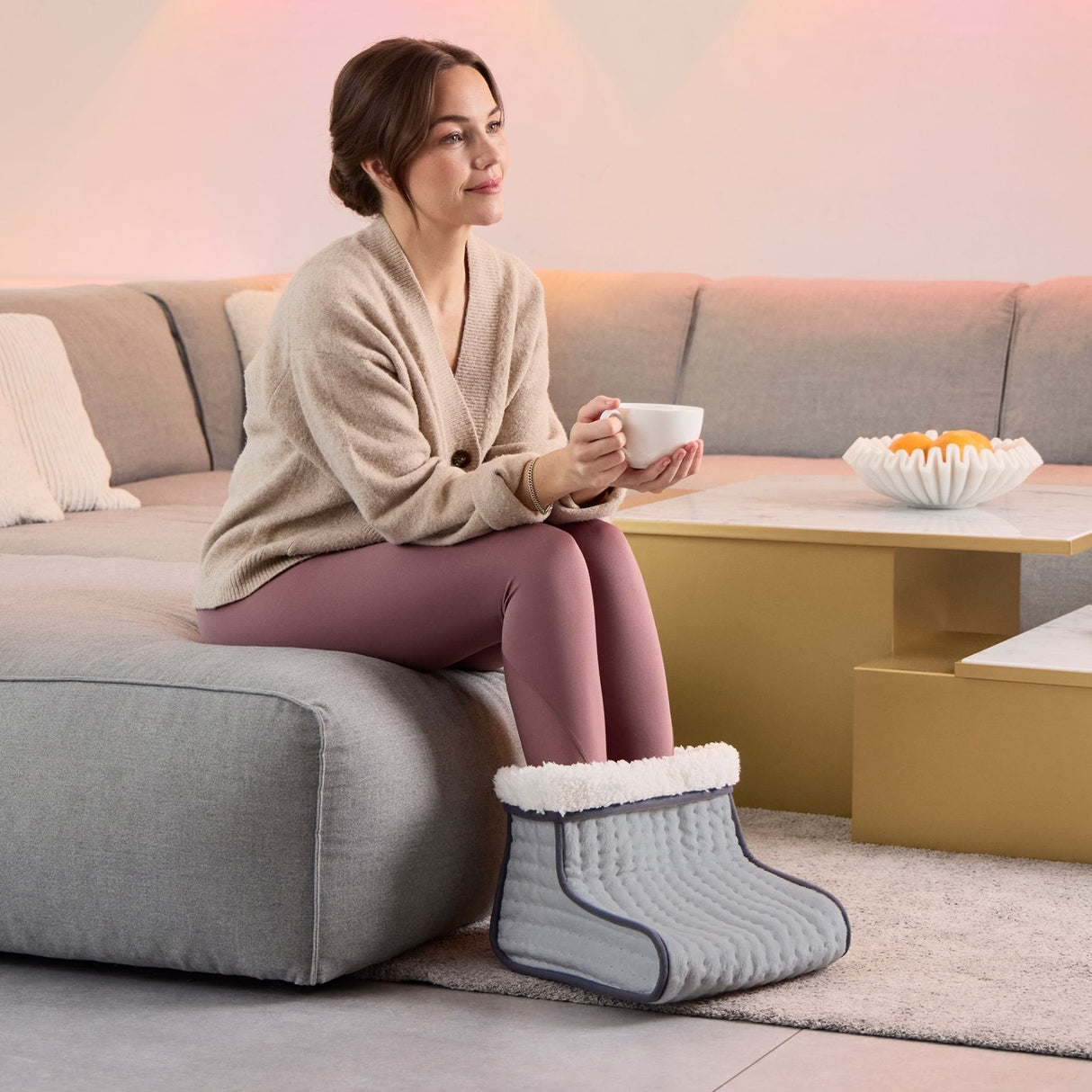 Medisana Fw 120 Calentador De Pies Eléctrico 100 W Gris