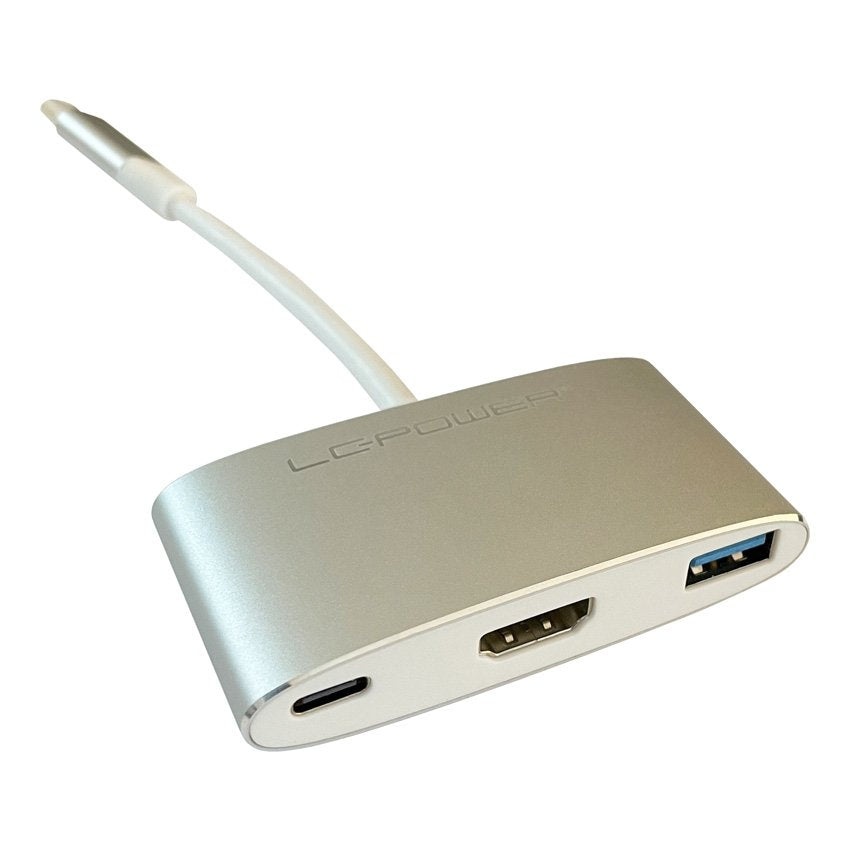 Hub Lc-Power Usb 3.0 1-Port Multi Extern Typ-C 1x Hdmi, Pd-Port
