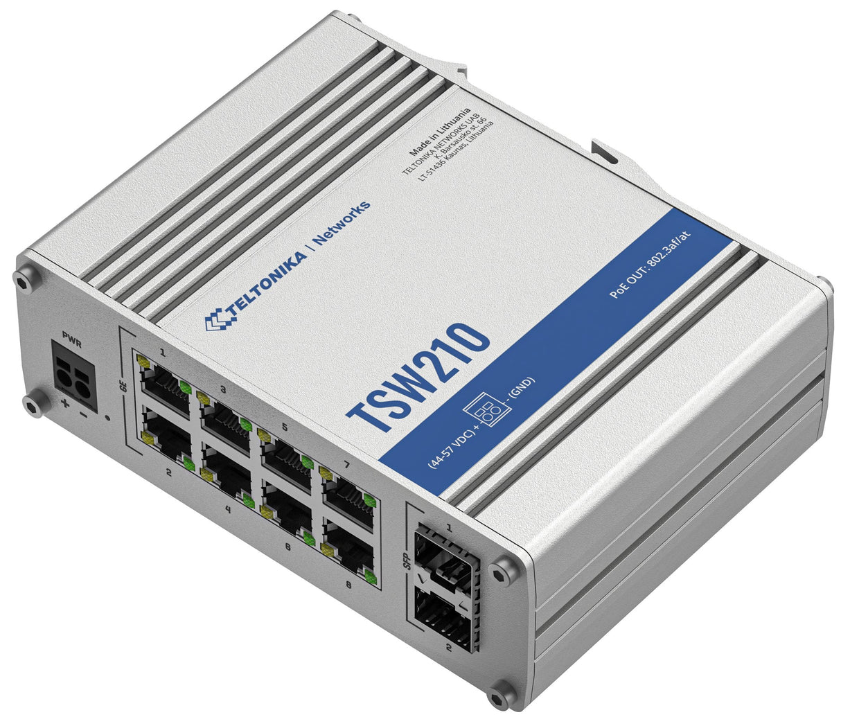 Teltonika Tsw210 Unmanaged Industrial Switch