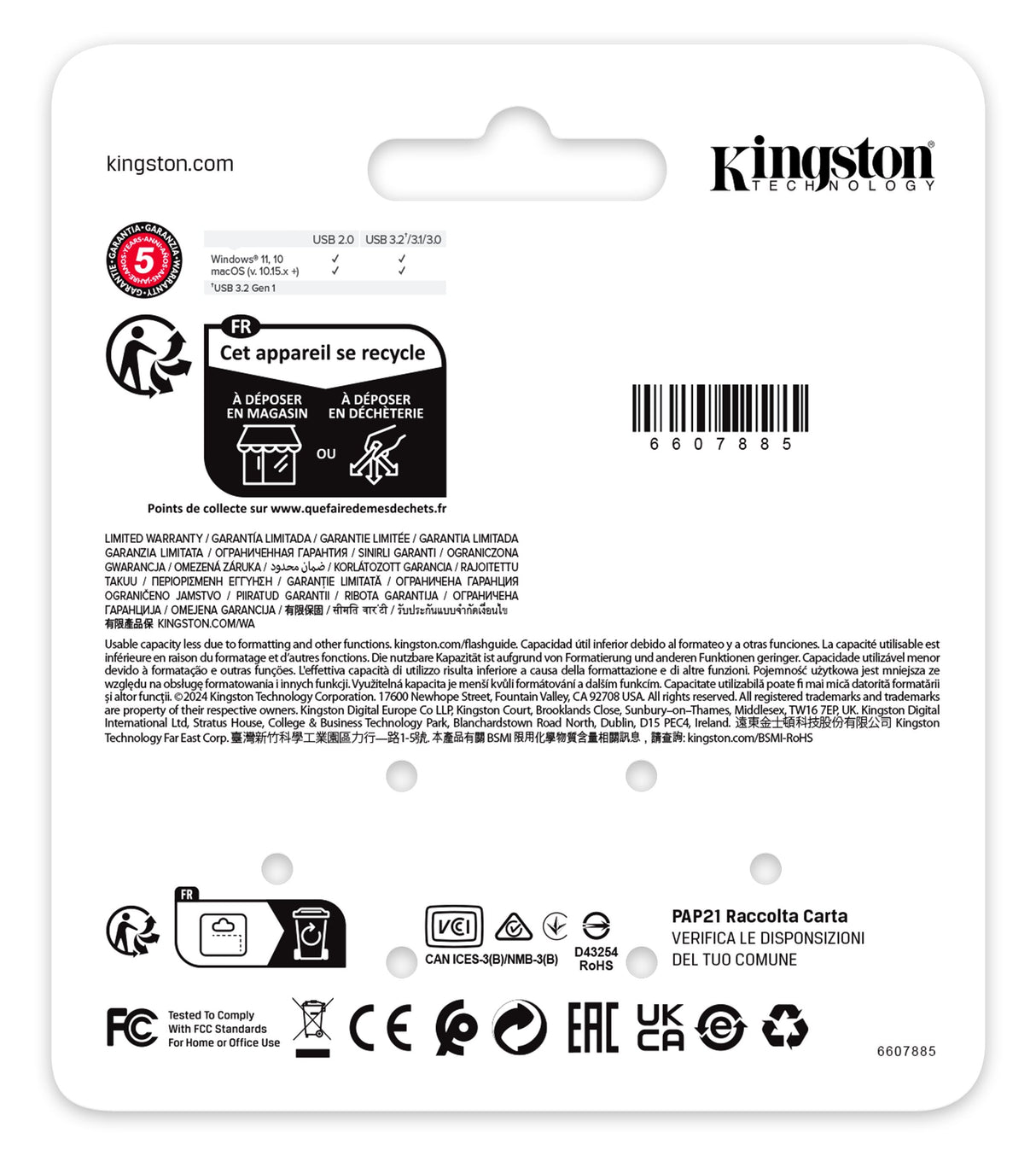 EAN 0740617343465 - Kingston Technology DataTraveler SE9 G3 unidad flash USB USB tipo A 3.2 Gen 1 (3.1 Gen 1) Negro imagen 5