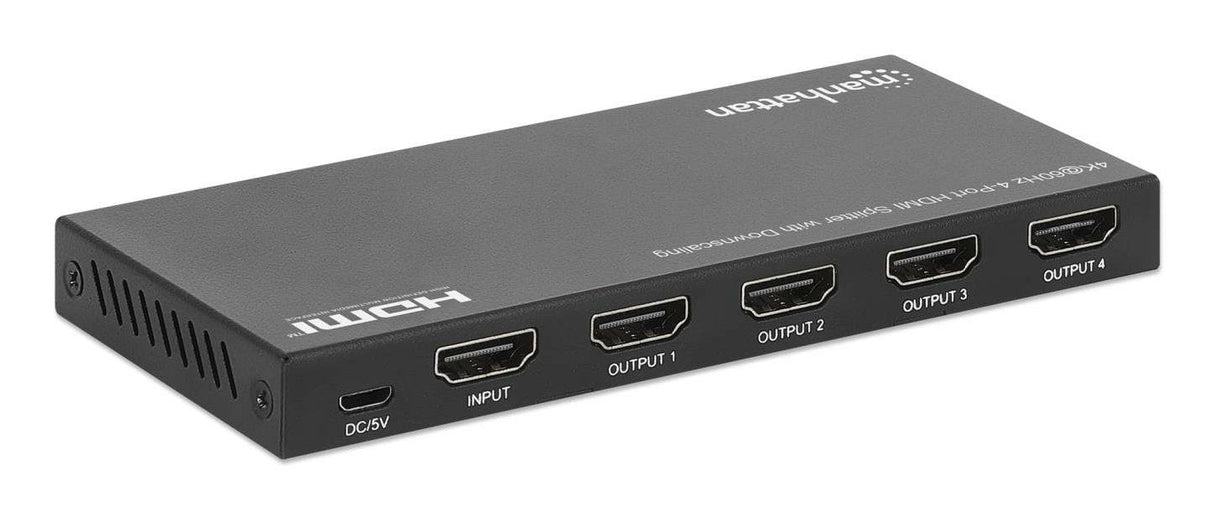 Manhattan 4k@60hz 4-Port Hdmi-Splitter