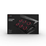 EAN 5901986047575 - Savio Laptop cooling pad 6 backlit fans 2000 RPM COS-01 almohadilla fría 43,9 cm (17.3") Negro, Rojo imagen 5