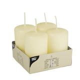 Candle Papstar Stumpenkerzen 8 Cm Elfenbein