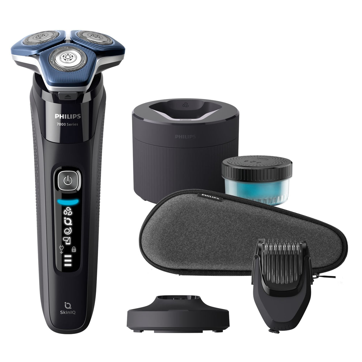 EAN 8720689010931 - Philips SHAVER Series 7000 S7886/58 afeitadora Máquina de afeitar de rotación Recortadora Negro imagen 1