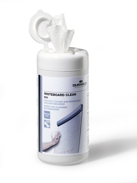 Durable Blancoboard Clean Paños De Limpieza Caja De 100 Blancos
