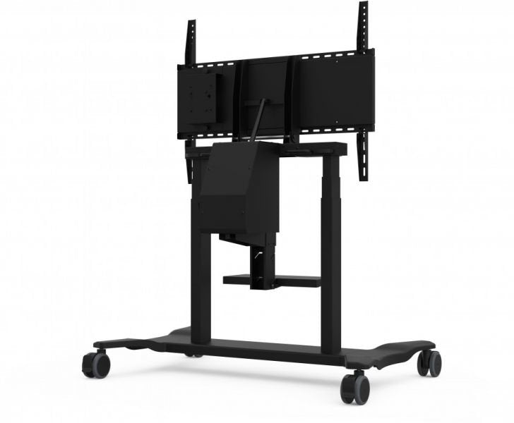 Carro Con Ruedas Motorizado De Doble Columna Viewsonic Para 55"~86"