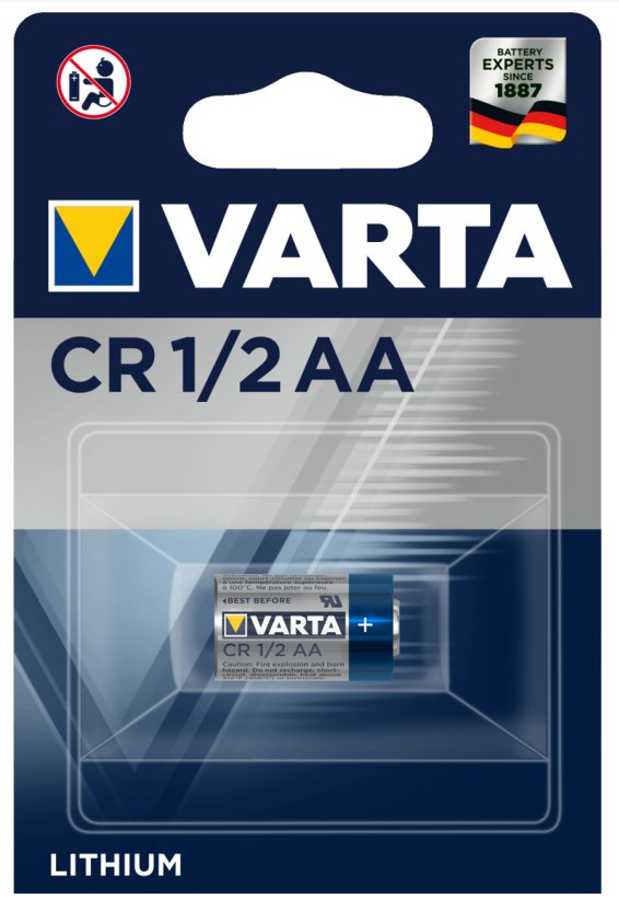 Varta Pila Litio Foto Cr1/2 Aa 3v Blister*1