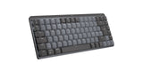 Logitech Mx Mini Mechanical Teclado Rf Wireless + Bluetooth Qwerty Danés, Finlandés, Noruego, Sueco Grafito, Gris