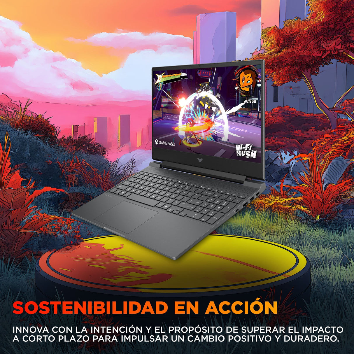 Portátil Gaming Hp Victus 15-Fa2707ns Intel Core I5-13420h 16gb 512gb Ssd Geforce Rtx 4050 15.6' Sin Sistema Operativo
