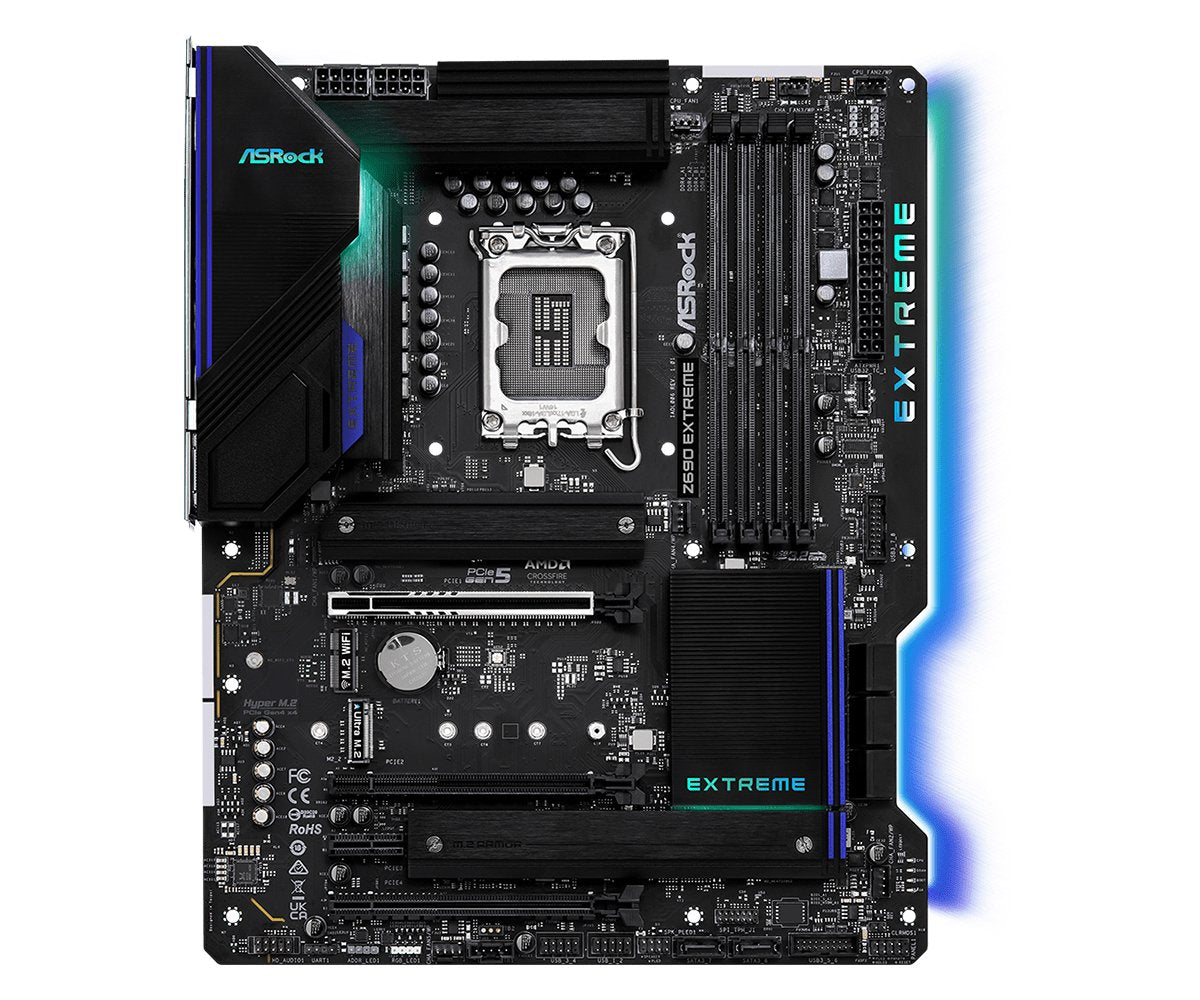 Placa Base Asrock Intel1700 Z690 Extreme Atx, 4xddr4 3200, M.2 4x4, Usb3.2 Gen2