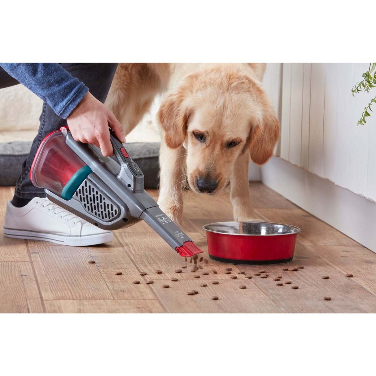 EAN 5035048712641 - Black & Decker BHHV315J-QW aspiradora de mano Negro, Rojo Sin bolsa imagen 19