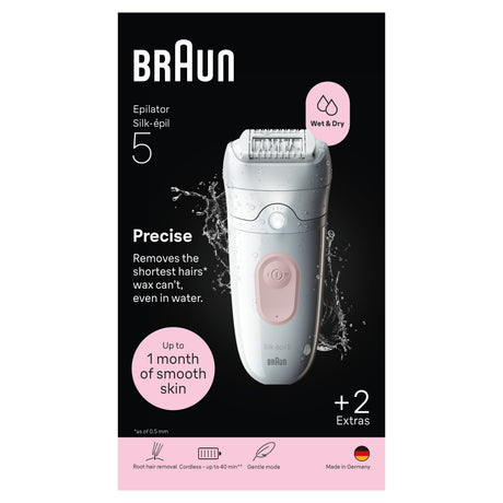 EAN 8700216963015 - Braun Silk-epil 5 SE 5-011 28 pinzas Blanco imagen 3