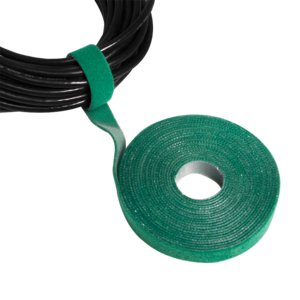 Logilink Kab0054 - Correa De Cable, Cinta De Velcro, 4m, Verde