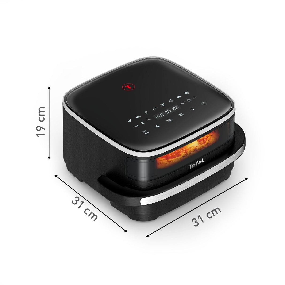 Tefal Easy Fry Xl Surface Fw4018e0 Freidora Sencillo Independiente 2200 W Freidora De Aire Caliente Negro
