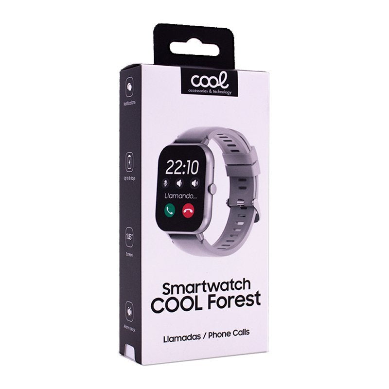 Cool Smartwatch Forest Silicona Gris