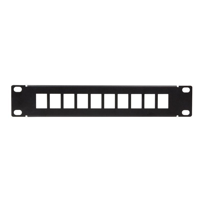 Logilink 10" Kystone Panel For 10 Keystone Jacks, Negro