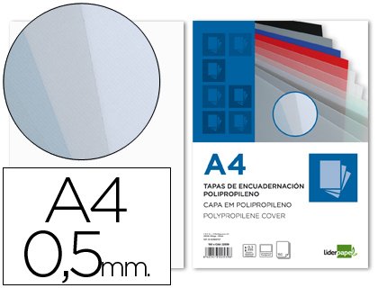 EAN 8423473225367 - Liderpapel TE15 cubierta A4 Polipropileno (PP) imagen 1