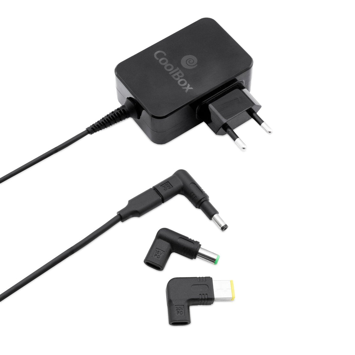 Cargador Universal Para Portátiles Coolbox 65w Usb Tipo C