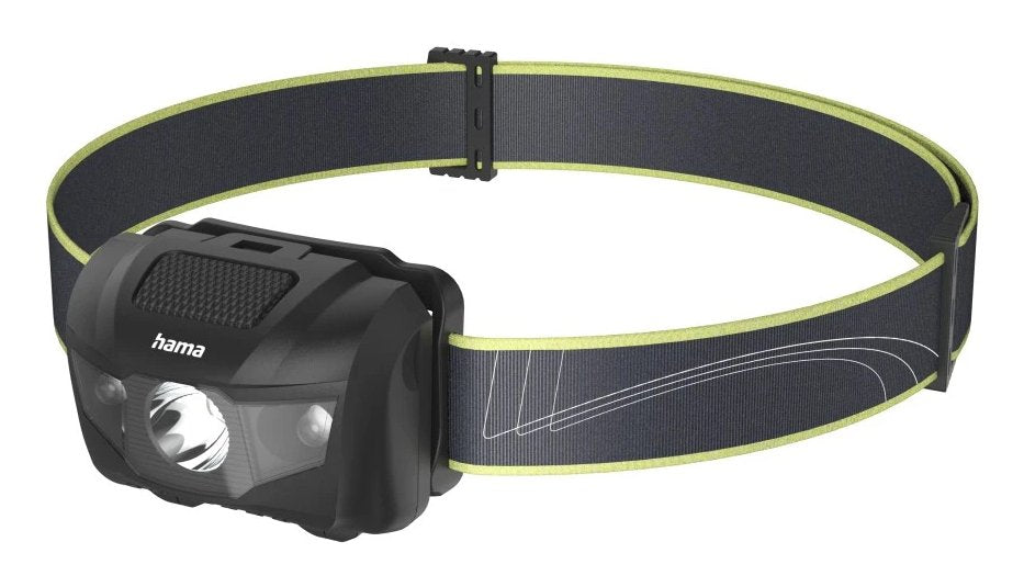 EAN 4047443535153 - Hama HL200 Negro, Azul, Amarillo Linterna con cinta para cabeza LED imagen 1
