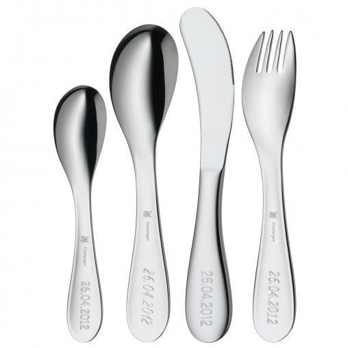 Wmf 1285816040 Knuddel Kinderbesteck Set 4-Teilig