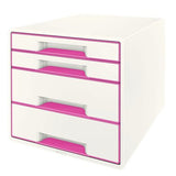 Esselte Leitz Wow Cube - Cajonera - 4 Cajones - Para A4 (210 X 297 Mm)