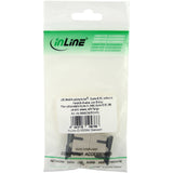 Adaptador Metálico De Fibra Óptica Inline Duplex Sc/Sc Mm Funda De Cerámica Con Brida