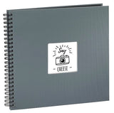 Hama  Fine Art  Spiral Grey 36x32 50 Black Pages     94874