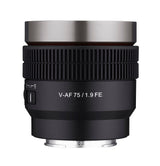 Objetivo Samyang V-Af 75mm T1.9 Sony Fe