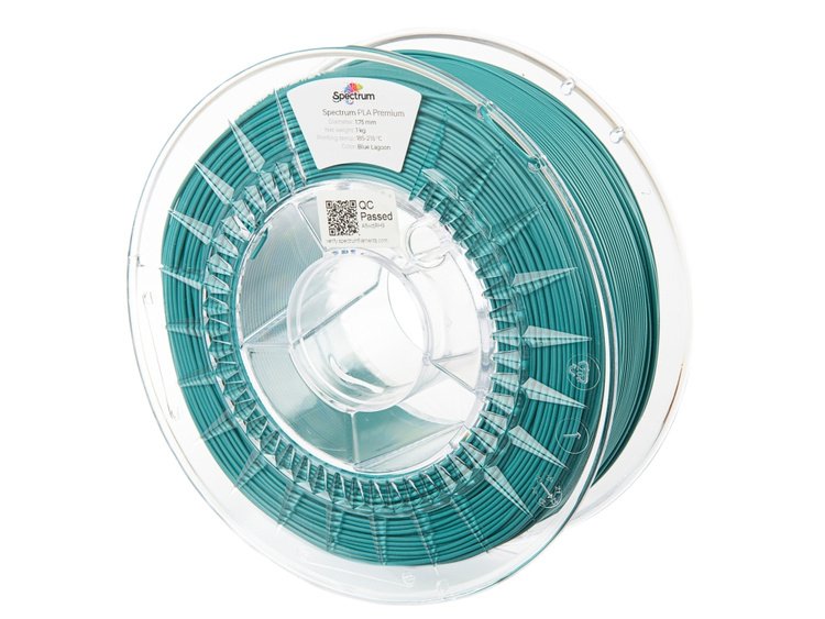 Spectrum 3d Filament / Pla Premium / 1,75mm / Blue Lagoon / Azul / 1kg