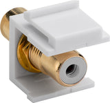 Modulo Keystone Rca Hembra > Rca Hembra / Blanco