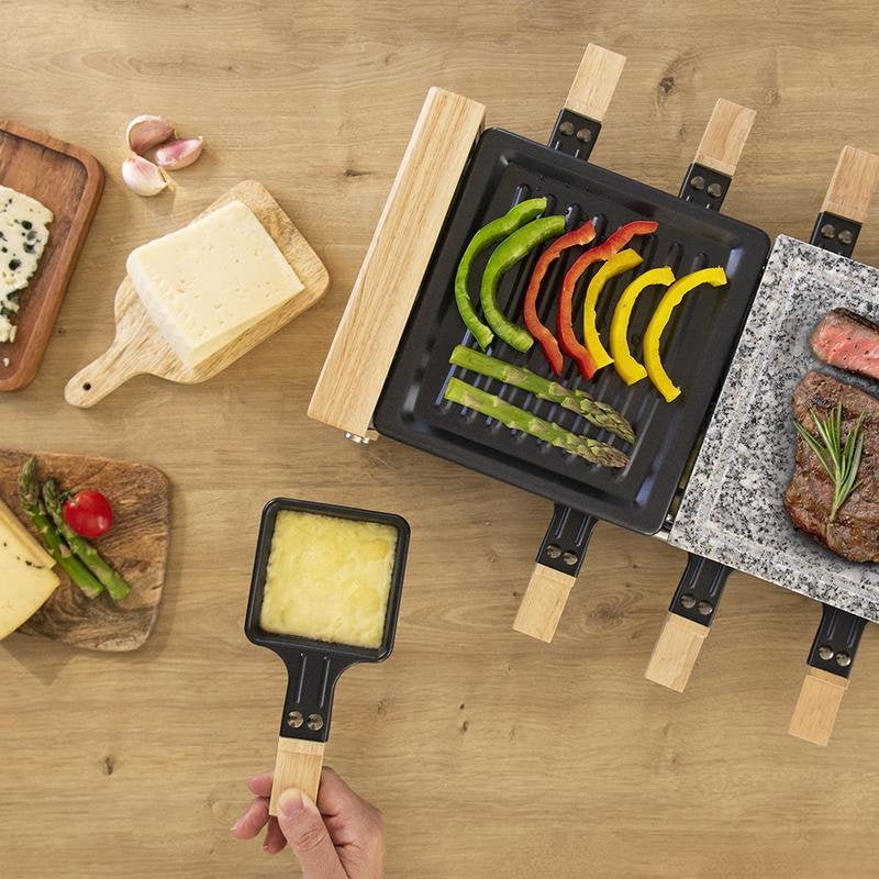 EAN 8435484031004 - Cecotec 03100 parrilla de interior 8 personas(s) 1200 W Negro, Gris, Madera imagen 5