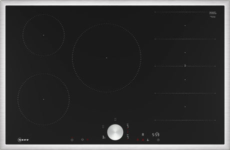 EAN 4242004269731 - Neff T68STV4L0 hobs Negro, Acero inoxidable Integrado 80 cm Con placa de inducción 5 zona(s) imagen 1