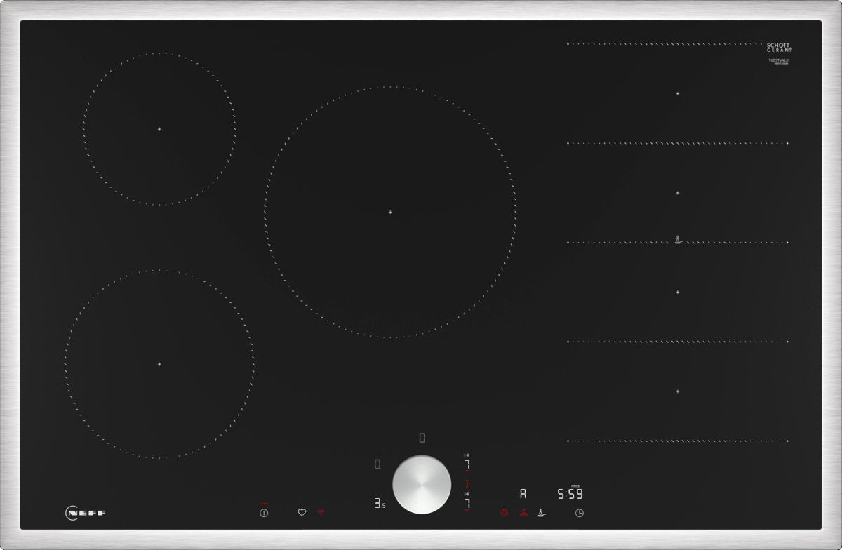 Neff T68stv4l0, Calentador Autárquico Negro/Acero Fino