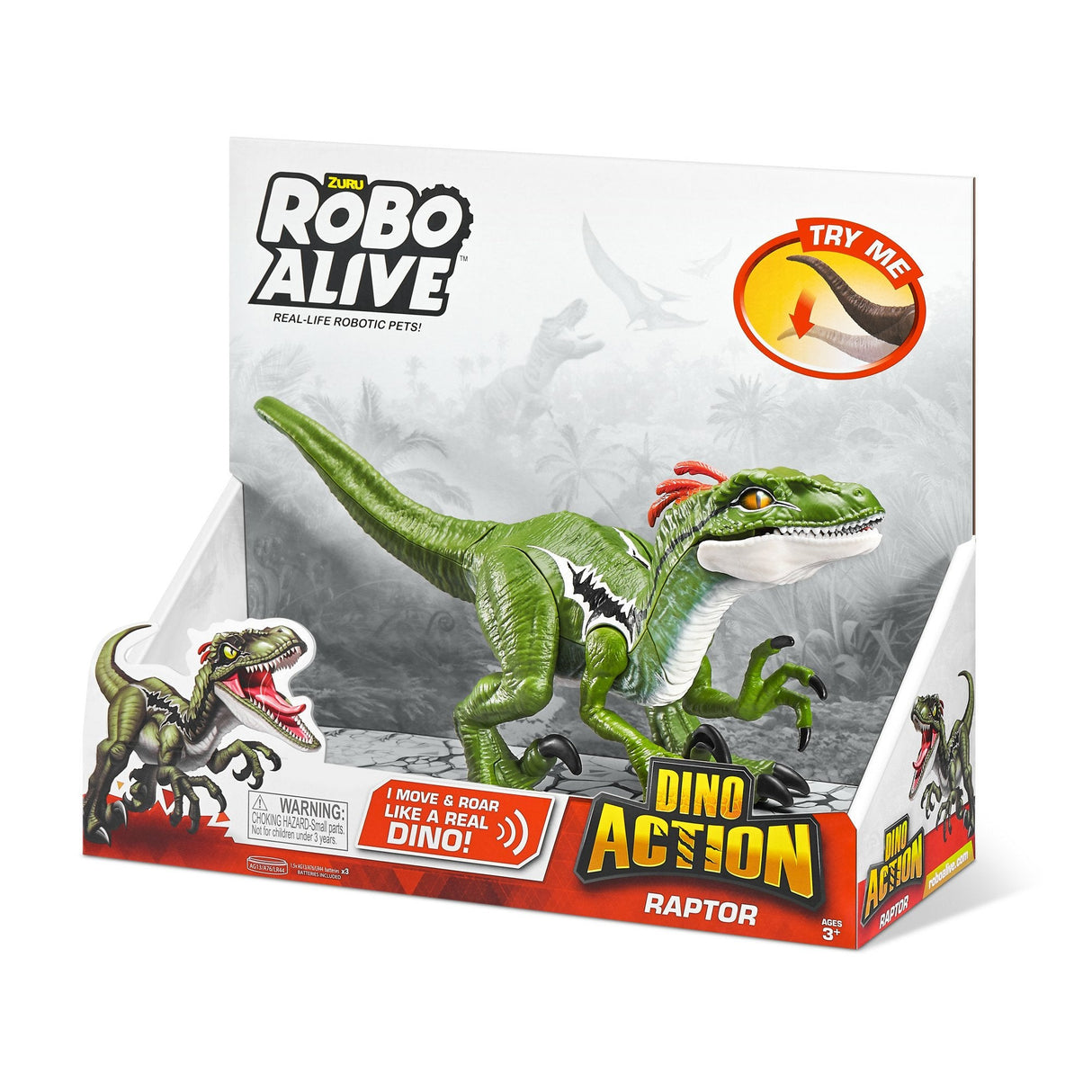 Figura Zuru Robo Alive Dino Action Raptor, 7172
